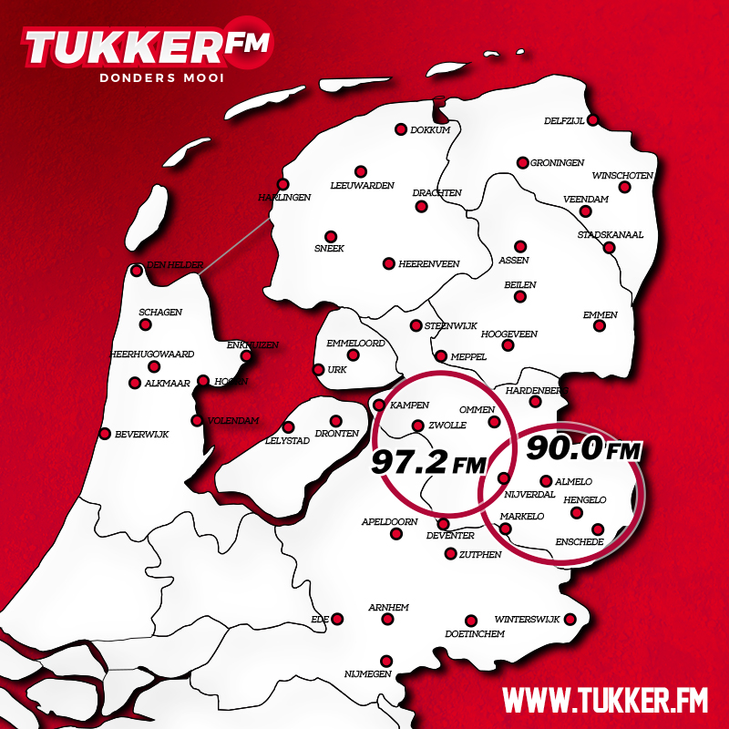 Expliciet Blauwe plek gegevens Extra frequentie voor Tukker FM! – Radio Netwerk Nederland